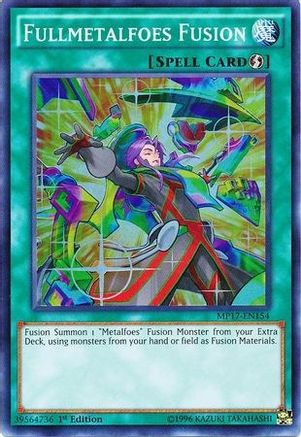 Fullmetalfoes Fusion (MP17-EN154) - 2017 Mega-Tins Mega Pack 1st Edition - Premium Yugioh Single from Konami - Just $0.25! Shop now at Game Crave Tournament Store
