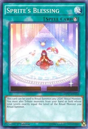 Sprite's Blessing (MP17-EN156) - 2017 Mega-Tins Mega Pack 1st Edition - Premium Yugioh Single from Konami - Just $0.25! Shop now at Game Crave Tournament Store