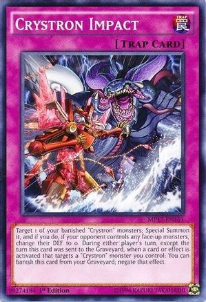 Crystron Impact (MP17-EN161) - 2017 Mega-Tins Mega Pack 1st Edition - Premium Yugioh Single from Konami - Just $0.25! Shop now at Game Crave Tournament Store