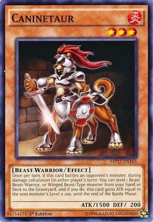Caninetaur (MP17-EN165) - 2017 Mega-Tins Mega Pack 1st Edition - Premium Yugioh Single from Konami - Just $0.25! Shop now at Game Crave Tournament Store