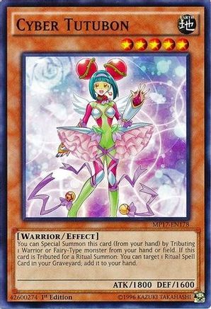 Cyber Tutubon (MP17-EN178) - 2017 Mega-Tins Mega Pack 1st Edition - Premium Yugioh Single from Konami - Just $0.25! Shop now at Game Crave Tournament Store
