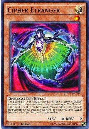 Cipher Etranger (MP17-EN179) - 2017 Mega-Tins Mega Pack 1st Edition - Premium Yugioh Single from Konami - Just $0.26! Shop now at Game Crave Tournament Store