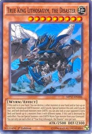 True King Lithosagym, the Disaster (MP17-EN186) - 2017 Mega-Tins Mega Pack 1st Edition - Premium Yugioh Single from Konami - Just $0.54! Shop now at Game Crave Tournament Store