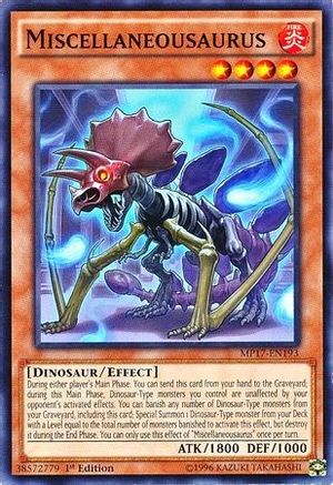 Miscellaneousaurus (MP17-EN193) - 2017 Mega-Tins Mega Pack 1st Edition - Premium Yugioh Single from Konami - Just $0.25! Shop now at Game Crave Tournament Store