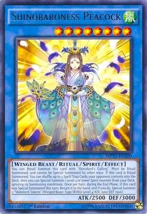 Shinobaroness Peacock (MP17-EN200) - 2017 Mega-Tins Mega Pack 1st Edition - Premium Yugioh Single from Konami - Just $0.11! Shop now at Game Crave Tournament Store