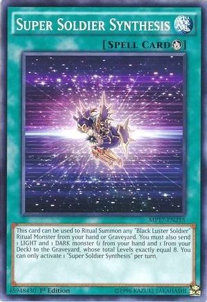 Super Soldier Synthesis (MP17-EN215) - 2017 Mega-Tins Mega Pack 1st Edition - Premium Yugioh Single from Konami - Just $0.16! Shop now at Game Crave Tournament Store