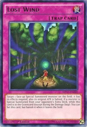 Lost Wind (MP17-EN220) - 2017 Mega-Tins Mega Pack 1st Edition - Premium Yugioh Single from Konami - Just $0.32! Shop now at Game Crave Tournament Store