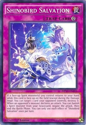 Shinobird Salvation (MP17-EN224) - 2017 Mega-Tins Mega Pack 1st Edition - Premium Yugioh Single from Konami - Just $0.25! Shop now at Game Crave Tournament Store