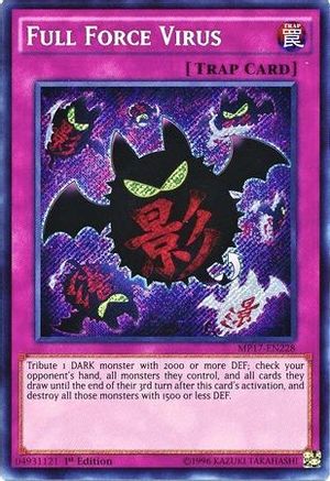 Full Force Virus (MP17-EN228) - 2017 Mega-Tins Mega Pack 1st Edition - Premium Yugioh Single from Konami - Just $0.13! Shop now at Game Crave Tournament Store