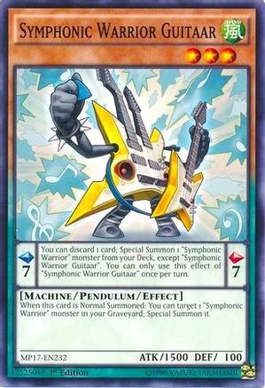Symphonic Warrior Guitaar (MP17-EN232) - 2017 Mega-Tins Mega Pack 1st Edition - Premium Yugioh Single from Konami - Just $0.26! Shop now at Game Crave Tournament Store