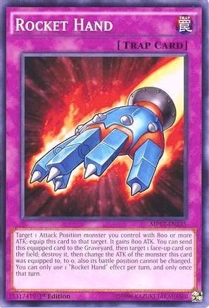 Rocket Hand (MP17-EN235) - 2017 Mega-Tins Mega Pack 1st Edition - Premium Yugioh Single from Konami - Just $0.25! Shop now at Game Crave Tournament Store