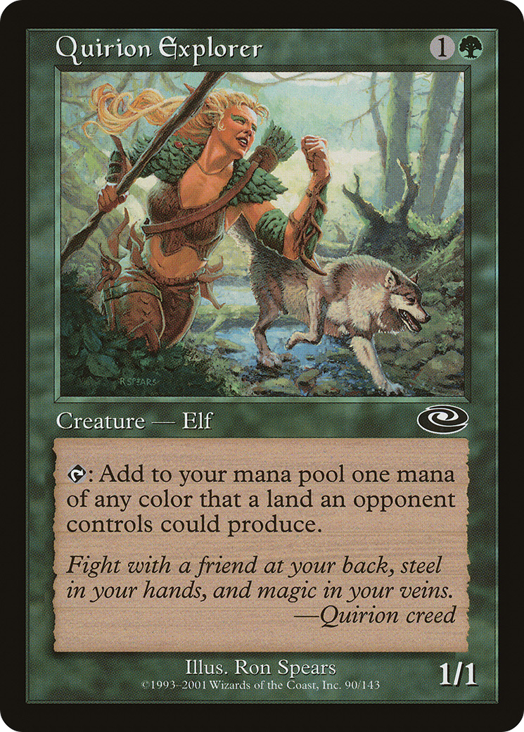 Quirion Explorer (PLS-090) - Planeshift Foil - Premium MTG Single from Wizards of the Coast - Just $0.41! Shop now at Game Crave Tournament Store