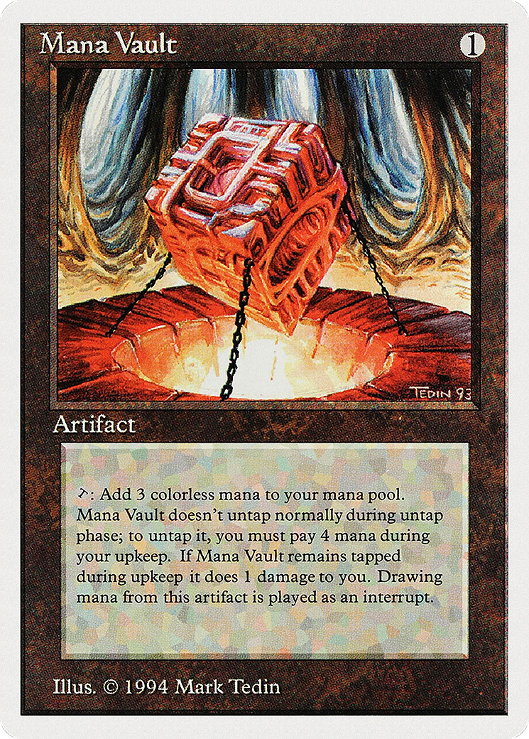 Mana Vault (SUM-263) - Summer Magic / Edgar - Premium MTG Single from Wizards of the Coast - Just $0! Shop now at Game Crave Tournament Store