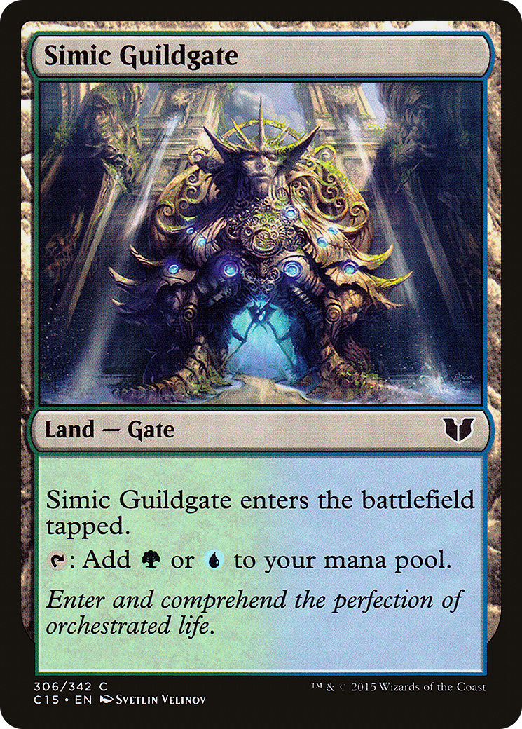 Simic Guildgate (C15-306) - Commander 2015 - Premium MTG Single from Wizards of the Coast - Just $0.45! Shop now at Game Crave Tournament Store