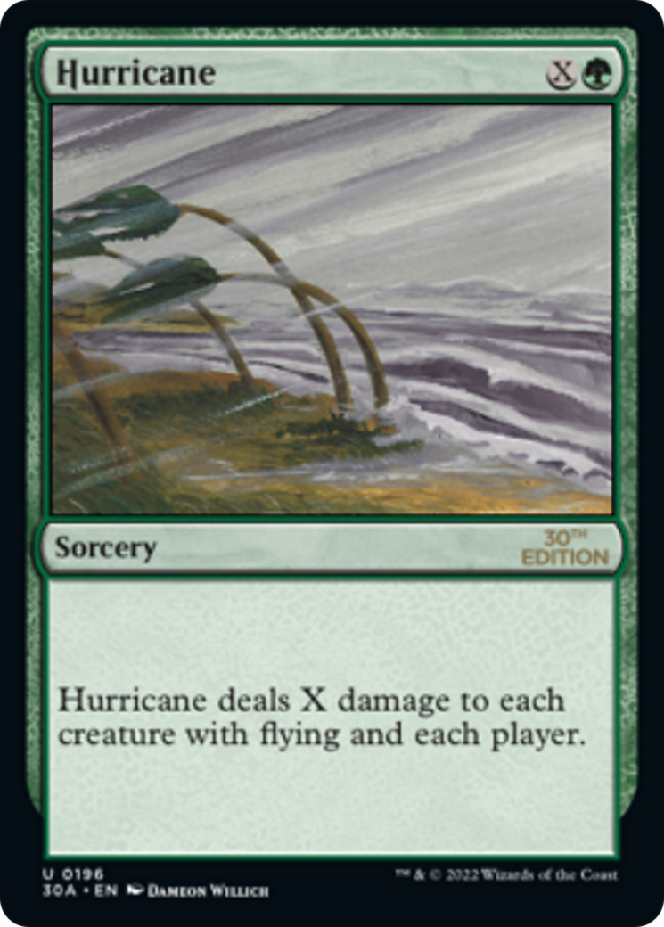 Hurricane (30A-196) - 30th Anniversary Edition - Premium MTG Single from Wizards of the Coast - Just $0.57! Shop now at Game Crave Tournament Store