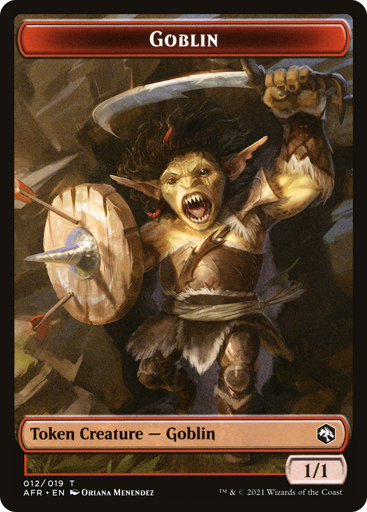 Goblin (TAFR-012) - Adventures in the Forgotten Realms Tokens Foil - Premium MTG Single from Wizards of the Coast - Just $0! Shop now at Game Crave Tournament Store