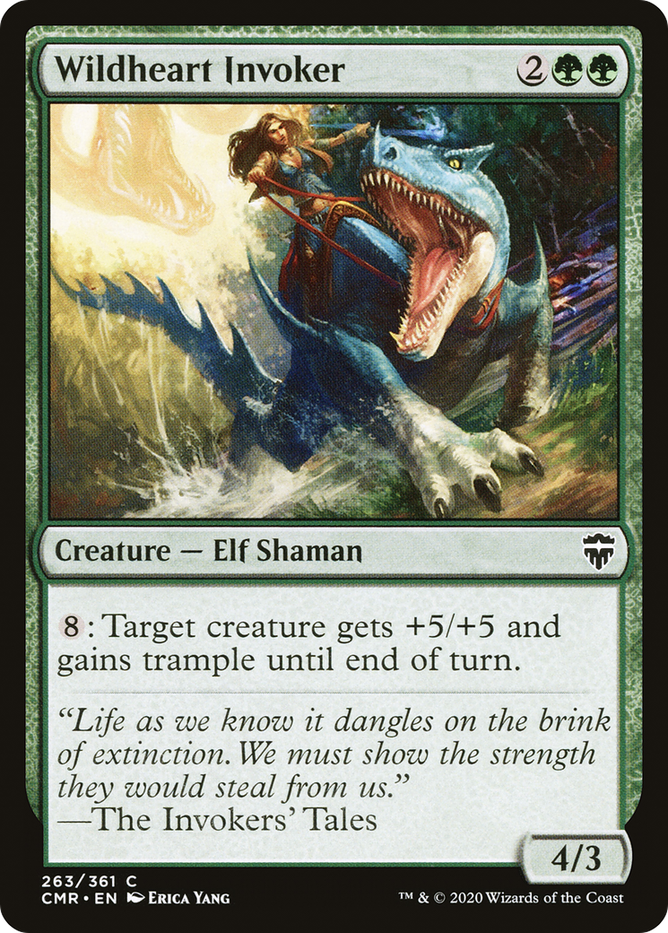 Wildheart Invoker (CMR-263) - Commander Legends - Premium MTG Single from Wizards of the Coast - Just $0.08! Shop now at Game Crave Tournament Store