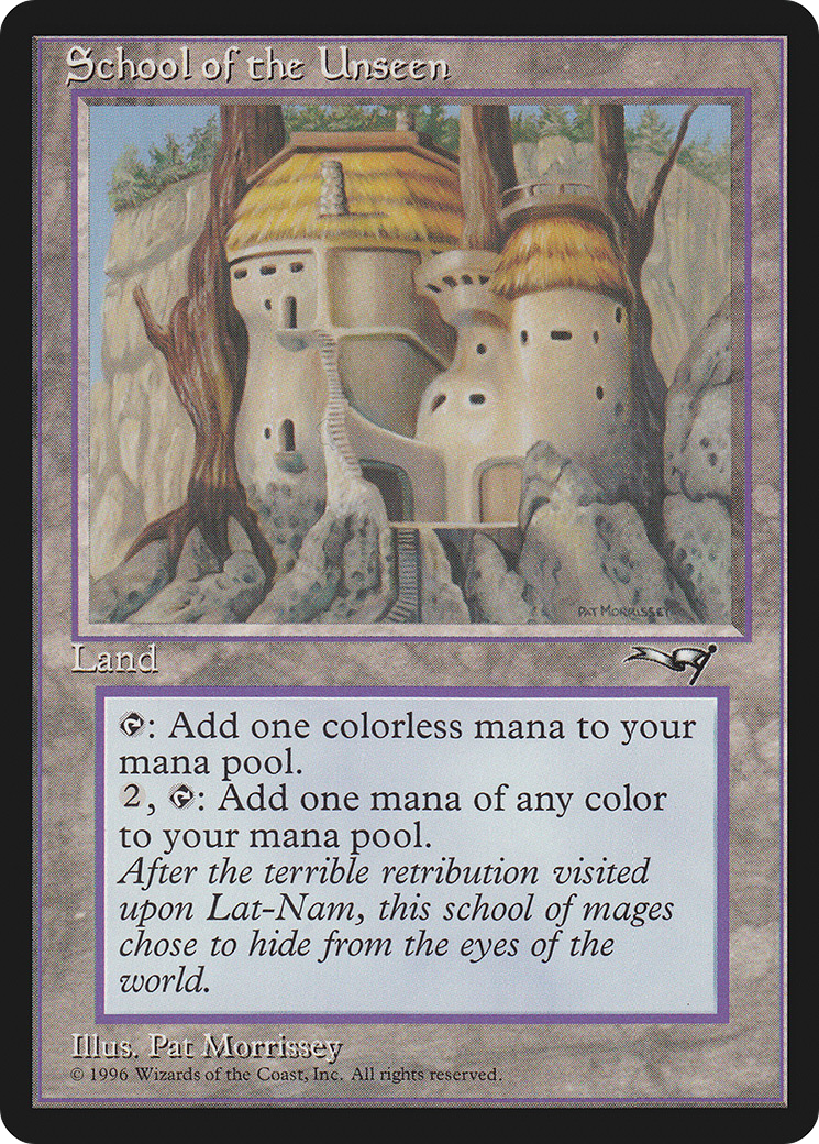 School of the Unseen (ALL-141) - Alliances - Premium MTG Single from Wizards of the Coast - Just $0.08! Shop now at Game Crave Tournament Store