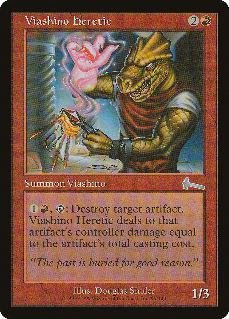 Viashino Heretic (ULG-095) - Urza's Legacy Foil - Premium MTG Single from Wizards of the Coast - Just $1.62! Shop now at Game Crave Tournament Store