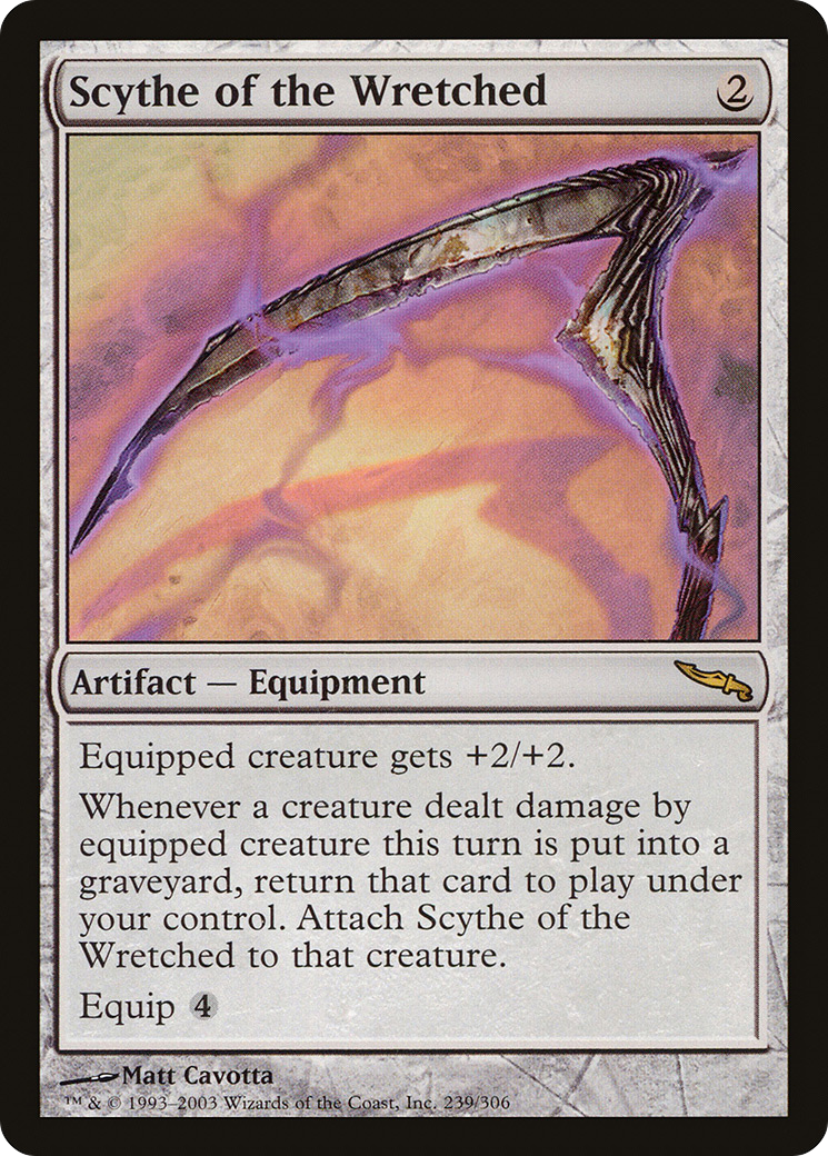 Scythe of the Wretched (MRD-239) - Mirrodin - Premium MTG Single from Wizards of the Coast - Just $5.98! Shop now at Game Crave Tournament Store