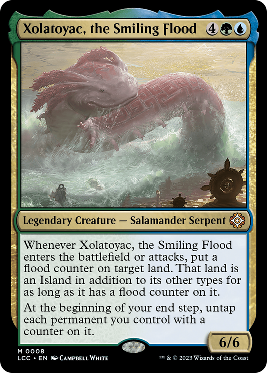 Xolatoyac, the Smiling Flood (LCC-008) - The Lost Caverns of Ixalan Commander Foil - Premium MTG Single from Wizards of the Coast - Just $1.02! Shop now at Game Crave Tournament Store