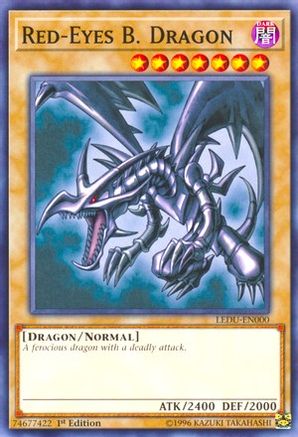 Red-Eyes B. Dragon (LEDU-EN000) - Legendary Duelists 1st Edition - Premium Yugioh Single from Konami - Just $0.45! Shop now at Game Crave Tournament Store