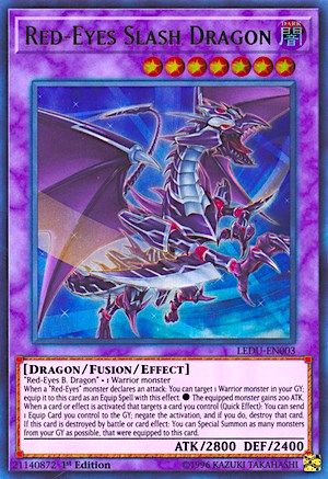Red-Eyes Slash Dragon (LEDU-EN003) - Legendary Duelists 1st Edition - Premium Yugioh Single from Konami - Just $15.13! Shop now at Game Crave Tournament Store
