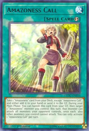 Amazoness Call (LEDU-EN010) - Legendary Duelists 1st Edition - Premium Yugioh Single from Konami - Just $0.48! Shop now at Game Crave Tournament Store