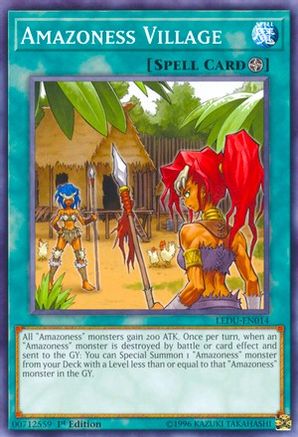 Amazoness Village (LEDU-EN014) - Legendary Duelists 1st Edition - Premium Yugioh Single from Konami - Just $0.25! Shop now at Game Crave Tournament Store