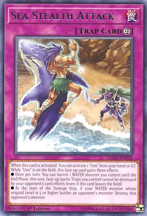 Sea Stealth Attack (LEDU-EN018) - Legendary Duelists 1st Edition - Premium Yugioh Single from Konami - Just $0.38! Shop now at Game Crave Tournament Store