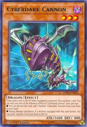 Cyberdark Cannon (LEDU-EN022) - Legendary Duelists 1st Edition - Premium Yugioh Single from Konami - Just $0.50! Shop now at Game Crave Tournament Store