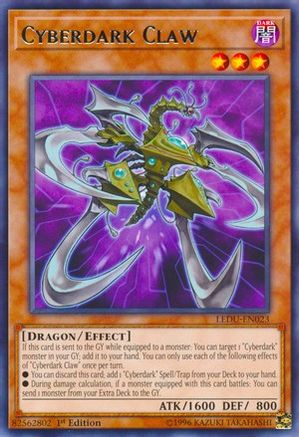 Cyberdark Claw (LEDU-EN023) - Legendary Duelists 1st Edition - Premium Yugioh Single from Konami - Just $0.66! Shop now at Game Crave Tournament Store