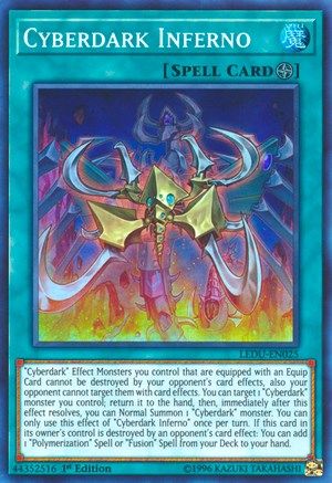 Cyberdark Inferno (LEDU-EN025) - Legendary Duelists 1st Edition - Premium Yugioh Single from Konami - Just $0.42! Shop now at Game Crave Tournament Store