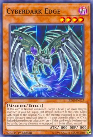 Cyberdark Edge (LEDU-EN027) - Legendary Duelists 1st Edition - Premium Yugioh Single from Konami - Just $0.26! Shop now at Game Crave Tournament Store