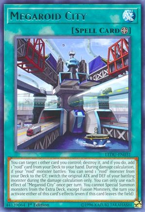 Megaroid City (LEDU-EN031) - Legendary Duelists 1st Edition - Premium Yugioh Single from Konami - Just $0.25! Shop now at Game Crave Tournament Store