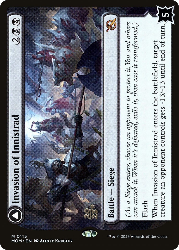 Invasion of Innistrad // Deluge of the Dead (PMOM-115S) - March of the Machine Promos Foil - Premium MTG Single from Wizards of the Coast - Just $0.49! Shop now at Game Crave Tournament Store