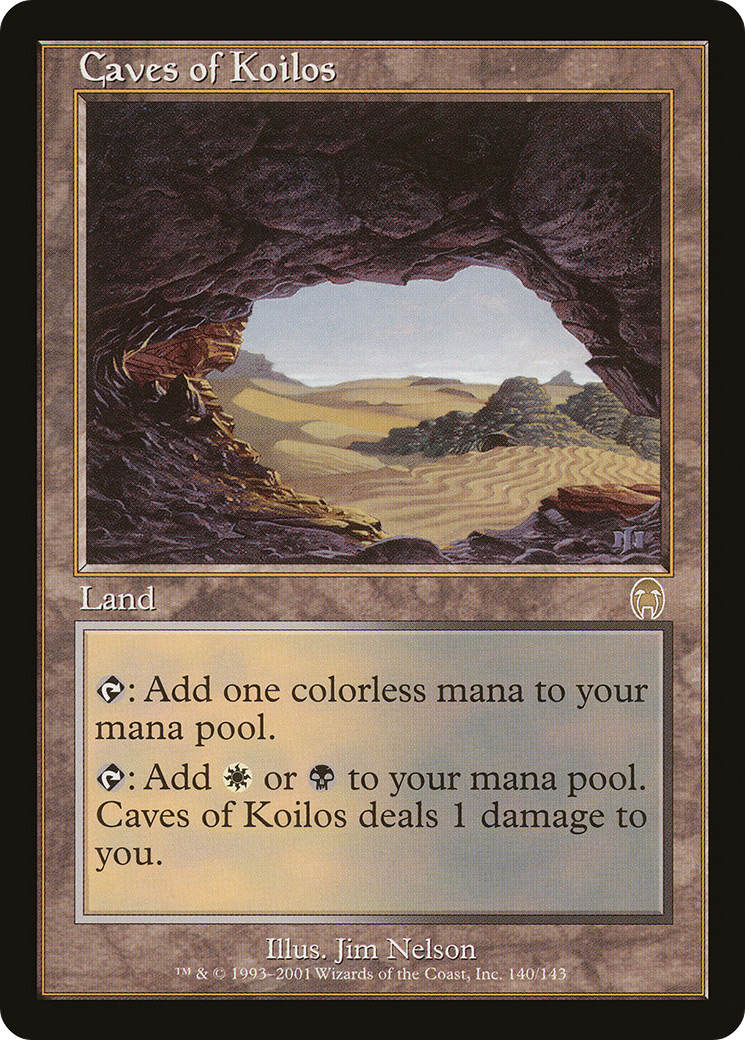 Caves of Koilos (APC-140) - Apocalypse Foil - Premium MTG Single from Wizards of the Coast - Just $23.51! Shop now at Game Crave Tournament Store