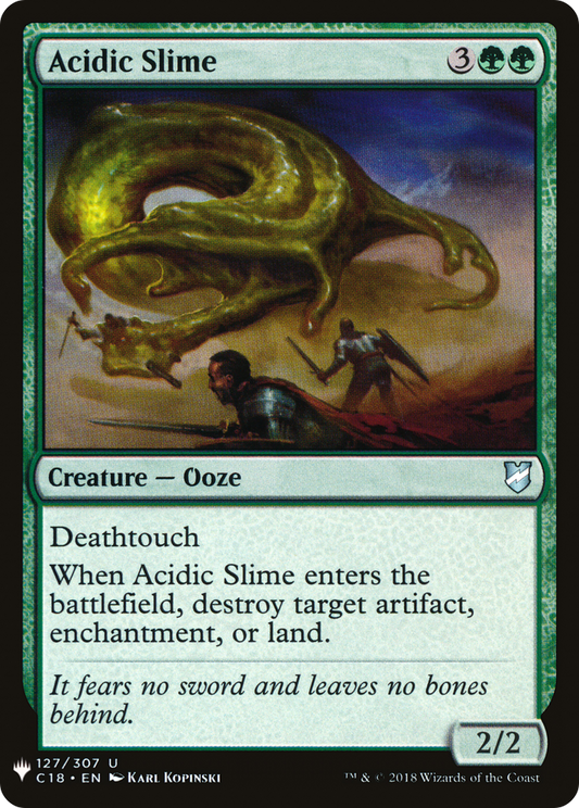 Acidic Slime (MB1-1109) - Mystery Booster - Premium MTG Single from Wizards of the Coast - Just $0.08! Shop now at Game Crave Tournament Store