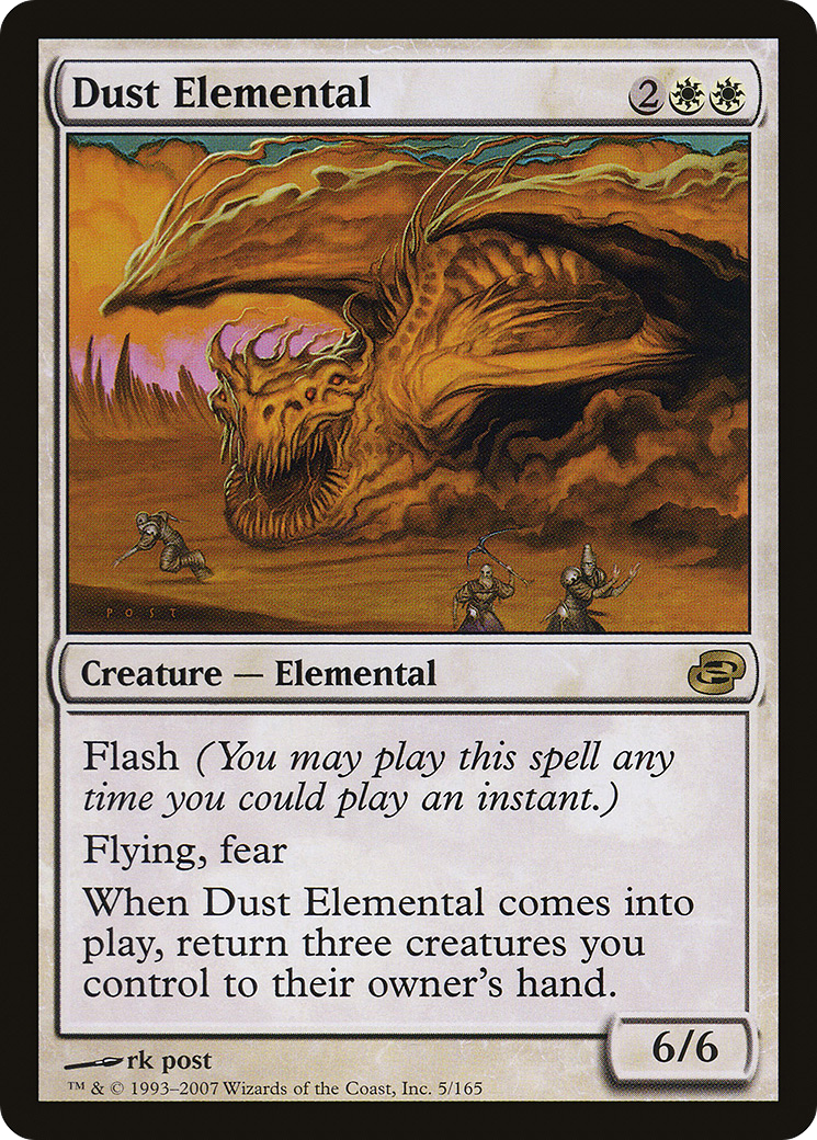 Dust Elemental (PLC-005) - Planar Chaos Foil - Premium MTG Single from Wizards of the Coast - Just $0.78! Shop now at Game Crave Tournament Store