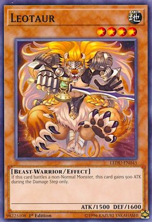 Leotaur (LEDU-EN045) - Legendary Duelists 1st Edition - Premium Yugioh Single from Konami - Just $0.26! Shop now at Game Crave Tournament Store