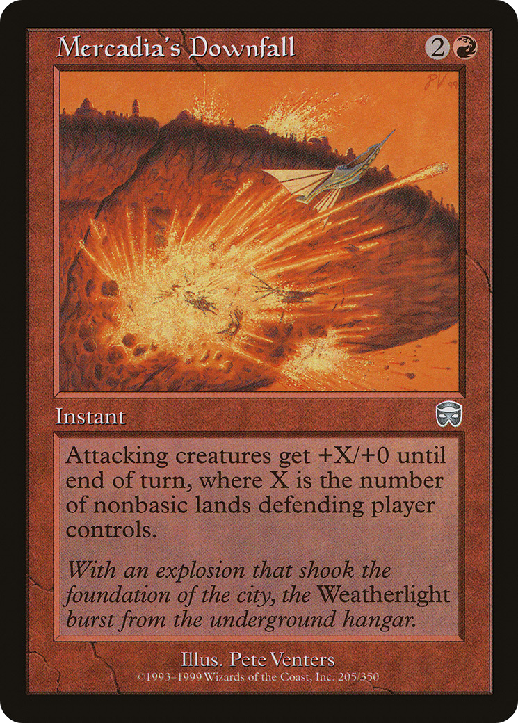 Mercadia's Downfall (MMQ-205) - Mercadian Masques - Premium MTG Single from Wizards of the Coast - Just $0.26! Shop now at Game Crave Tournament Store