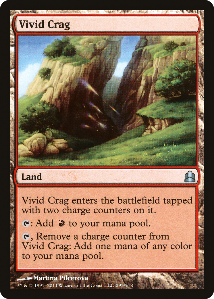 Vivid Crag (CMD-293) - Commander 2011 - Premium MTG Single from Wizards of the Coast - Just $0.10! Shop now at Game Crave Tournament Store