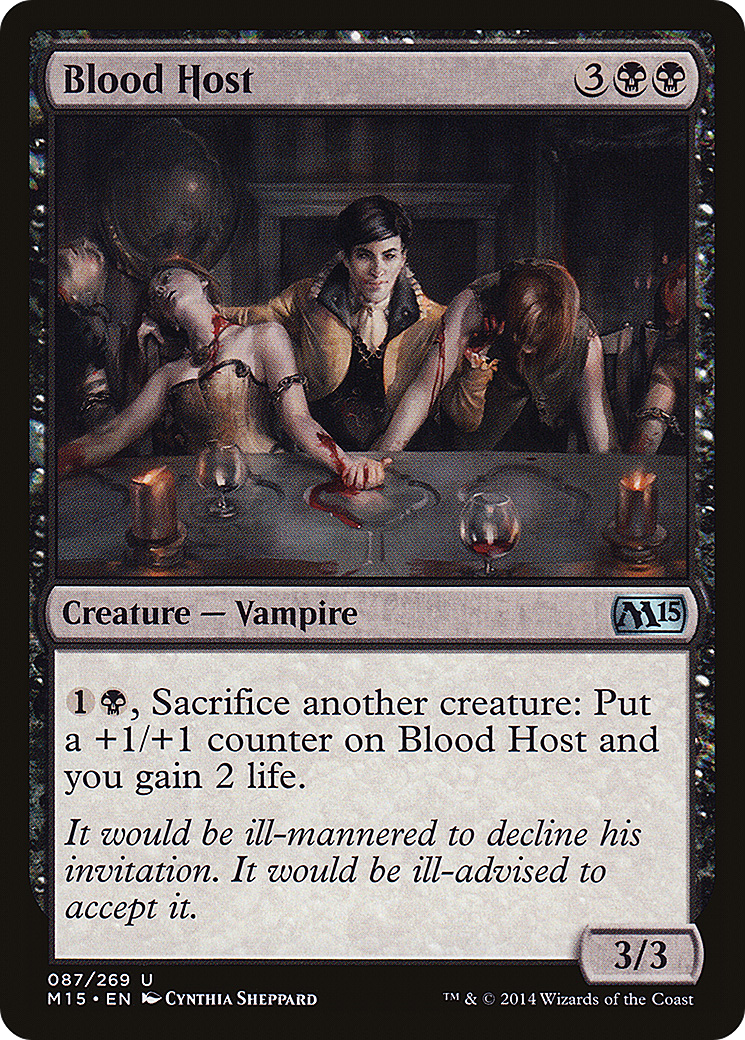 Blood Host (M15-087) - Magic 2015 - Premium MTG Single from Wizards of the Coast - Just $0.25! Shop now at Game Crave Tournament Store