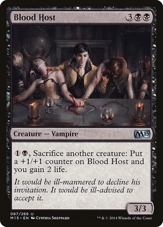 Blood Host (M15-087) - Magic 2015 - Premium MTG Single from Wizards of the Coast - Just $0.25! Shop now at Game Crave Tournament Store