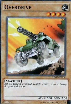 Overdrive (DEM2-EN006) - Demo Deck 2015 Unlimited - Premium Yugioh Single from Konami - Just $0.25! Shop now at Game Crave Tournament Store