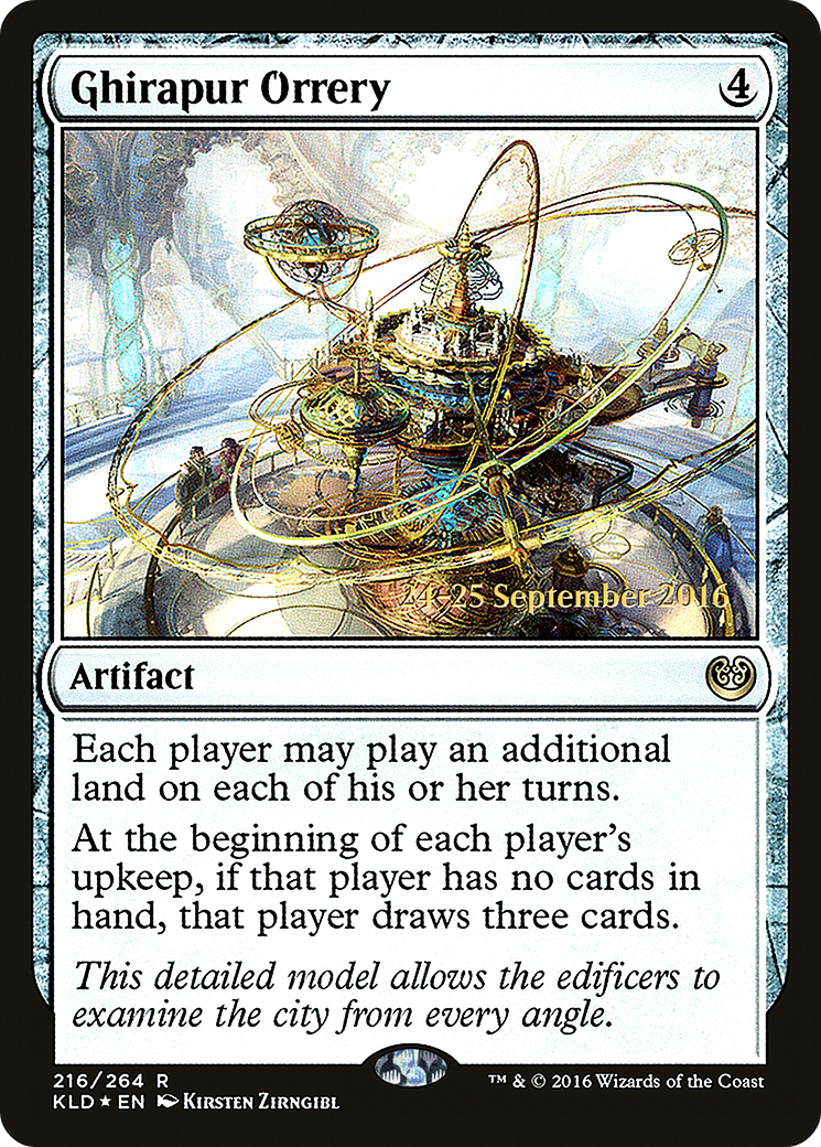 Ghirapur Orrery (PKLD-216S) - Kaladesh Promos Foil - Premium MTG Single from Wizards of the Coast - Just $0.88! Shop now at Game Crave Tournament Store