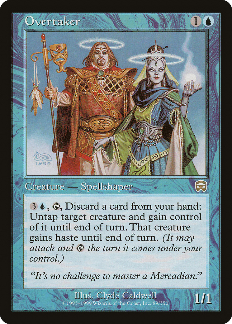 Overtaker (MMQ-089) - Mercadian Masques - Premium MTG Single from Wizards of the Coast - Just $0.52! Shop now at Game Crave Tournament Store