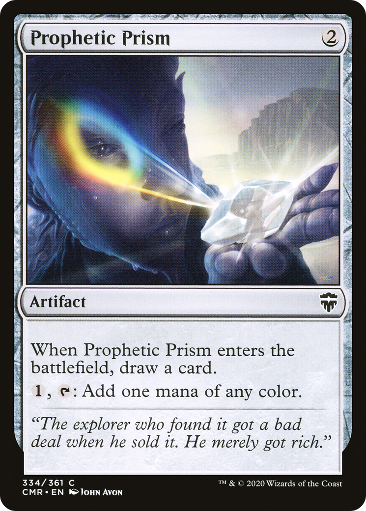 Prophetic Prism (CMR-334) - Commander Legends - Premium MTG Single from Wizards of the Coast - Just $0.25! Shop now at Game Crave Tournament Store