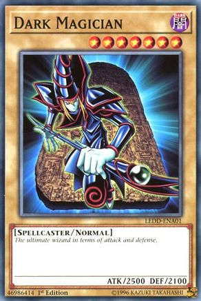 Dark Magician (LEDD-ENA01) - Legendary Dragon Decks 1st Edition - Premium Yugioh Single from Konami - Just $0.26! Shop now at Game Crave Tournament Store