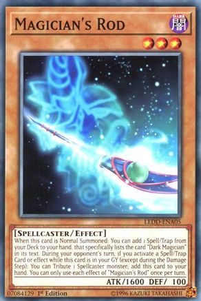 Magician's Rod (LEDD-ENA05) - Legendary Dragon Decks 1st Edition - Premium Yugioh Single from Konami - Just $0.39! Shop now at Game Crave Tournament Store